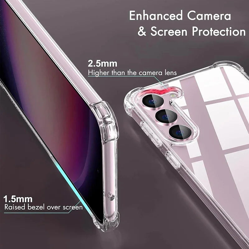 Durchsichtige Schutzhülle für dein Samsung Smartphone